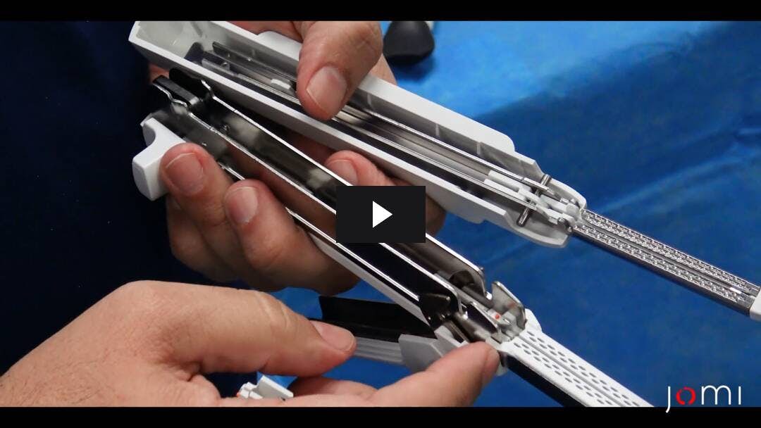 Video preload image for Surgical Staplers
