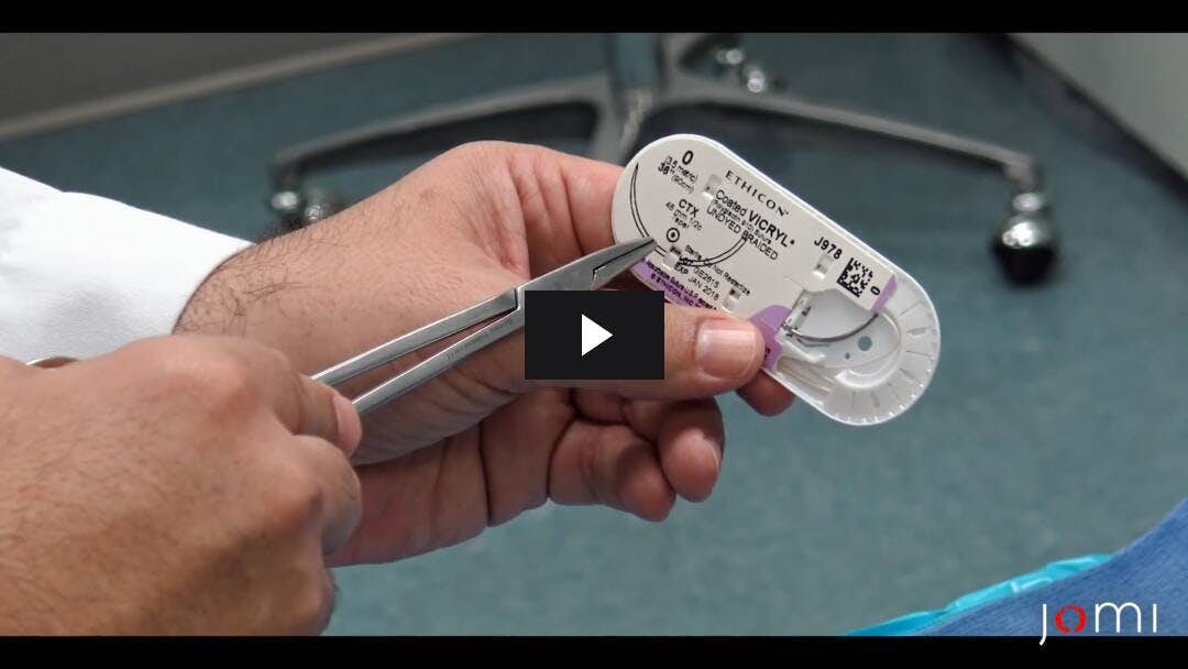 Video preload image for Surgical Sutures