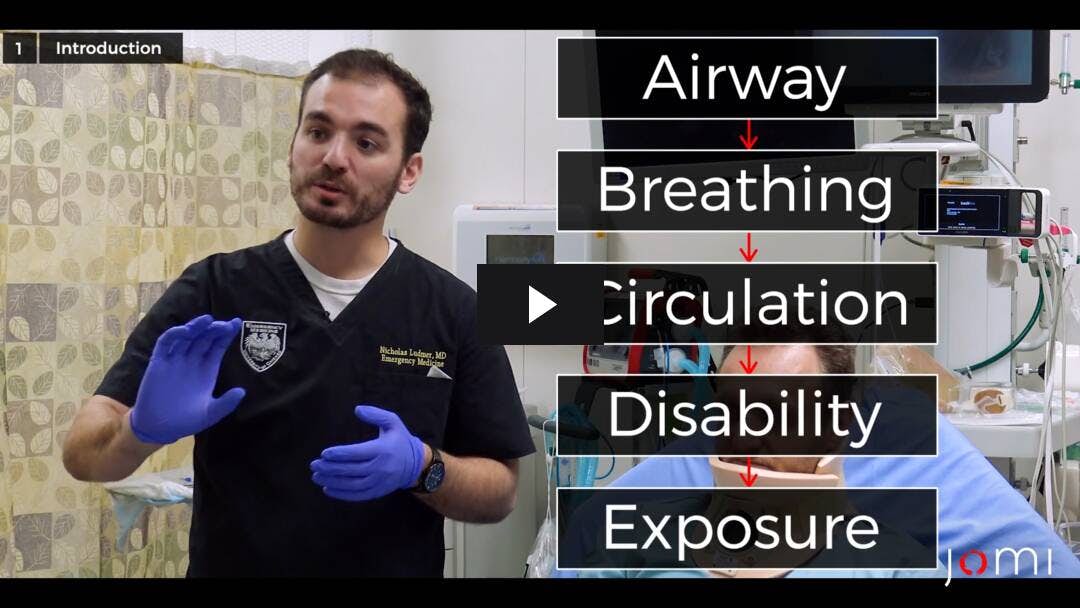Video preload image for Airway Assessment for Trauma Patients