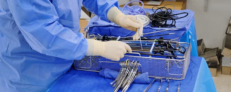 setup-for-a-laparoscopic-appendectomy-eastwick-college-ramsey-nj